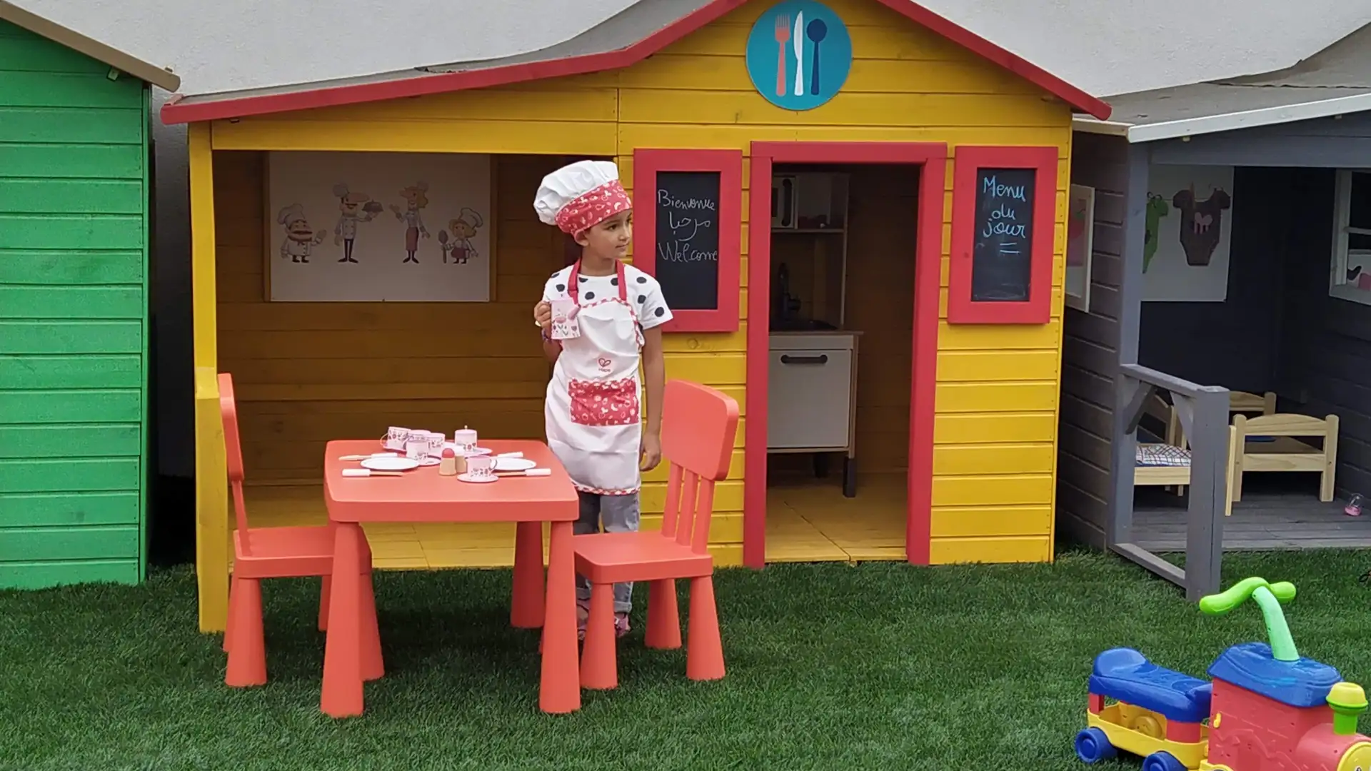 Espace pédagogique de la crèche-jardin d’enfants Rainbow Childcare