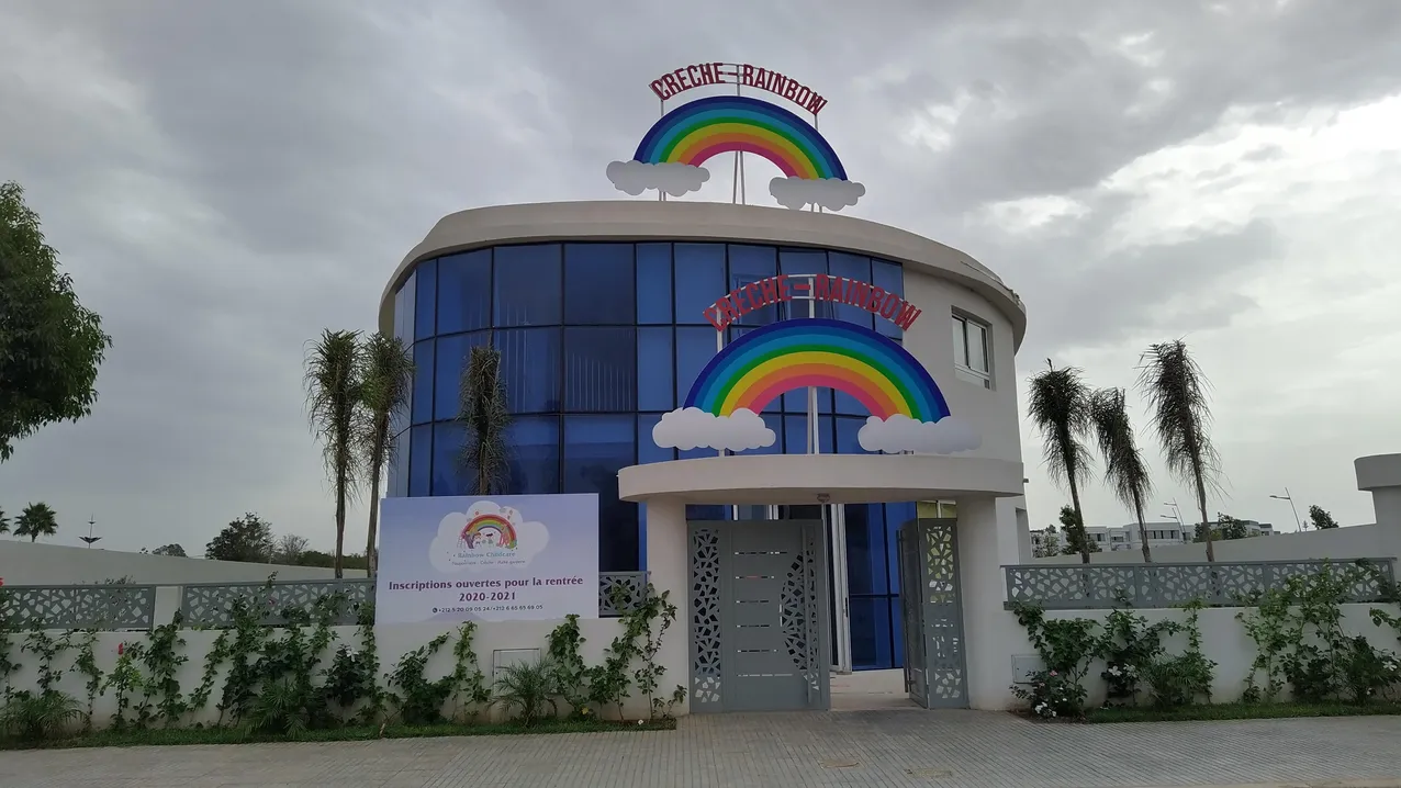 Visite de la crèche Rainbow Childcare à Bouskoura